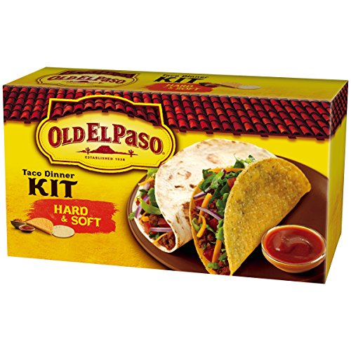 Old el paso hard and soft taco dinner kit, 11.4-ounce p…