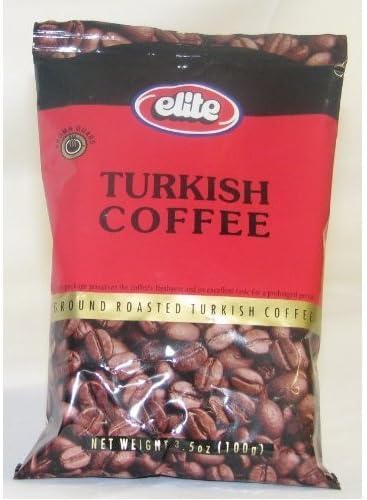 Elite Ground Roasted Turkish Coffee, 3.5 Ounce -- 48 per case.