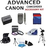 Advance Accessory Kit for Canon Vixia Hf-r21 Hfr21 Camcorders Including 3pc ....