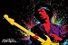 Jimi Hendrix (Paint) Music Poster Print - 24x36