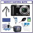 Panasonic Lumix DMC-ZS3 10MP Digital Camera (Black) + Willoughbys 4GB SDHC Standard Accessory Bundle + Joby Gorillapod Flexible Mini Tripod