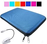 Hard Cube Carrying Case for E-Book Barnes and Nobles Nook + White eLight (Blue)