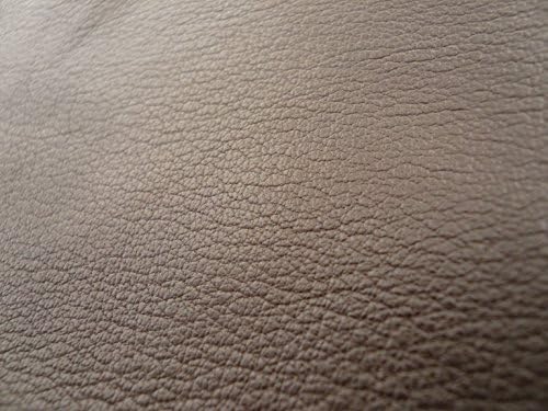 Ortu leather - lambskin leather hide shiny brown - 6 sq ft (A)