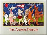 Animal Parade by Nancy Carlson Art Print Poster 30 x 22