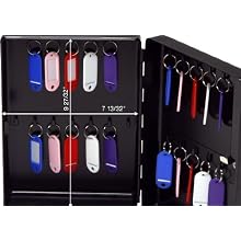 SentrySafe KB25 KeyBox with 25 Key Hangers, Black