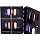 SentrySafe KB25 KeyBox with 25 Key Hangers, Black