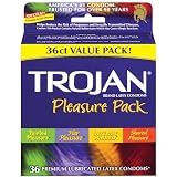 Trojan Latex Condoms, Pleasure Pack 36ct