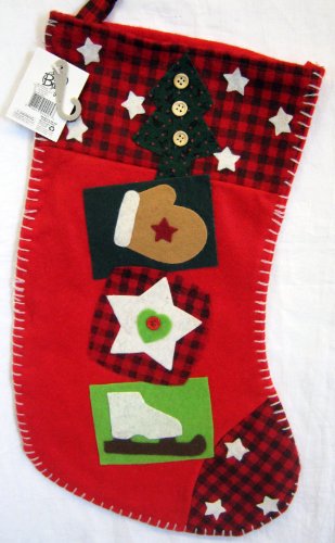 It's In the Bag 18 Inch Felt Christmas Stocking - black friday deal