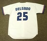 CARLOS DELGADO Toronto Blue Jays 2001 Majestic Throwback Home Baseball Jersey, 2XL