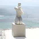 Large Garden Sculptures - Loved One Modern Art Stone Statue
