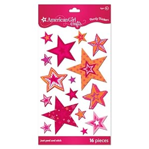 Amazon.com - American Girl Crafts Sturdy Stickers, Stars - Childrens ...