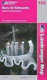 Bury St.Edmunds, Sudbury and Stowmarket (Landranger Maps) (OS Landranger Map)