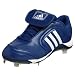 adidas Men's Excelsior 6 Low Baseball Cleat,Royal/White/Silver,11.5 M US