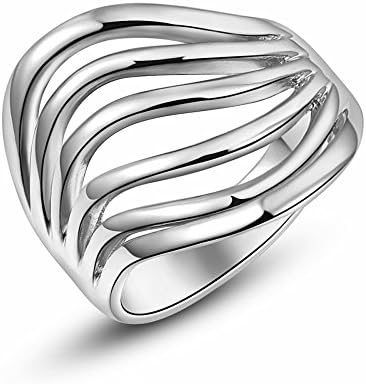 ROXI 18K Platitum Plated Thinking Ring Best Christmas Gifts (Available in Sizes 6 7 8)
