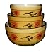 3pc Kitchen mixing bowl, Serving Bowl Salad Bowl SUNFLOWER YELLOW