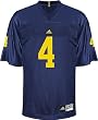 Michigan Wolverines Men's #4 Home Replica Football Jersey By Adidas