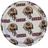 San Francisco 49ers Disposable Plastic Plates (12 Pack)