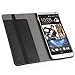 HTC One Max Case - Poetic HTC One Max Case [FlipBook Series] - [Lightweight] [Professional] PU Leather Protective Flip Cover Case for HTC One Max Black (3 Year Manufacturer Warranty From Poetic)