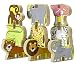 Safari Themed Stacking Chunky Puzzle Set + FREE Melissa & Doug Scratch Art Mini-Pad Bundle [90247] RS.5049.00