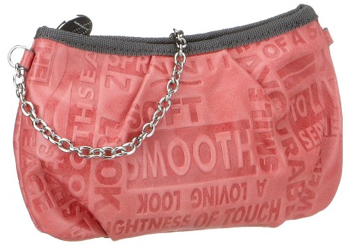 Nannini H0S Embossing Chain 94857, Damen Umhängetasche, rosa, (geranio), 20x12x4