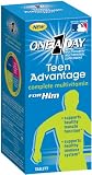 One-a-day Teen Advantage For Him 80 Caplets, (Pack of 2)