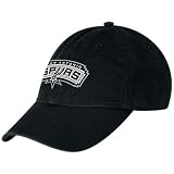 adidas San Antonio Spurs Ladies Black Basic Logo Slouch Adjustable Hat
