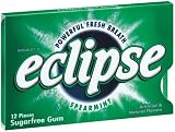 Eclipse Spearmint Sugarfree Gum, 12-Piece Boxes (Pack of 24)