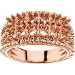 14K Rose Gold Diamond Ring - 0.37 Ct.