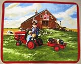 Toy Tractor Fleece Throw Blanket Toy Tractor Fleece Throw Blanket