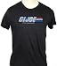 GI Joe 1980s Real American Hero Hasbro Toys Men's Gray Vintage Logo T-Shirt