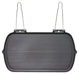 Click for more about Chasseur Cast Iron Rectangular Supergrill Grill Pan Twin Wire Handle Smooth Base 50 X 29cm - Dexam.