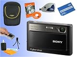 Sony DSC-T20 (Black) Digital Camera Kit 1GB Pro DUO + Reader + Case + Screen Guard + Mini Tripod & More!