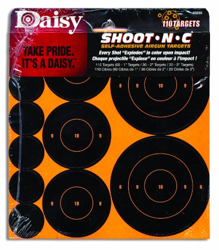 Daisy Shoot-N-C Self-Adhesive Airgun Targets