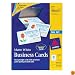 Avery Business Cards for Inkjet Printers, Matte, White, Pack of 250 (08371)