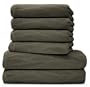 6 tlg. Handtuchset "Emotion-New" (grau), 2 Duscht�cher 70 x 140 cm, 4 Handt�cher 50 x 100 cm