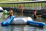Splash Zone II Lake Float Trampoline