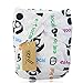 iZiv(TM) Newborn Infant with 1 Thick Insert Waterproof/Adjustable/Reusable/Washable Cloth Diaper Fit Babies 0-3 Years(Eat Local)