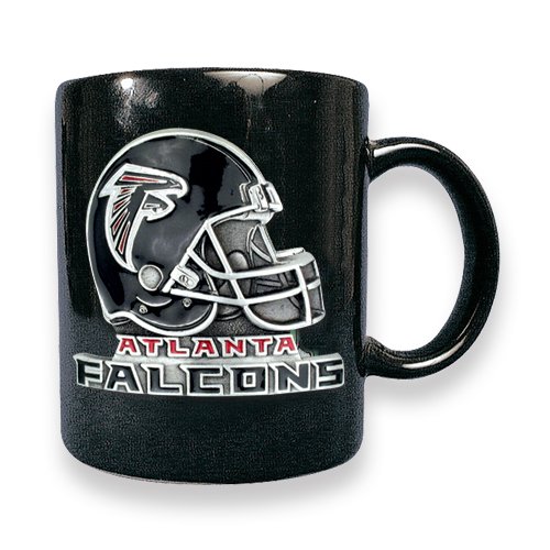 Atlanta Falcons 15oz Black Ceramic Mug