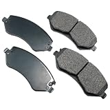 Akebono ACT856 ProACT Ultra-Premium Ceramic Brake Pad Set by Akebono