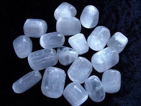 Selenite Tumblestone - Large by Selenite