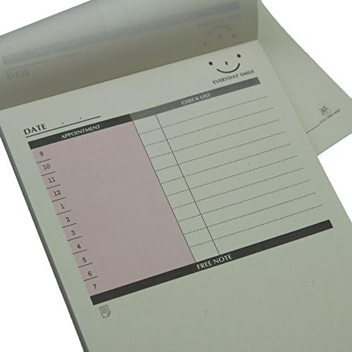 Lemons Decor Daily Planner Tear Off to Do Pad Set of 3-(4 X 5.9) Inches