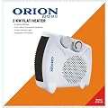 2KW Orion Flat and Upright Fan Heater with Integral Recess Handle , Power Indicator Light and Adjustable Thermostat and FREE SHIPPING ANYWHERE IN MAINLAND UK