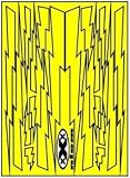 Lightning Bolts Paint Mask XXXM010L