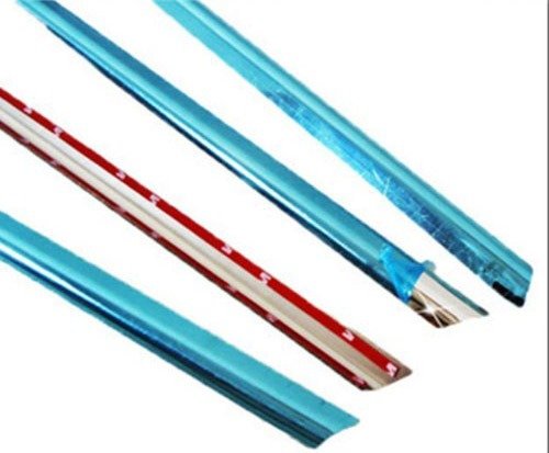 Car Auto Parts Shiny Chrome Stainless Steel Window Molding Trim Strip Line Exterior Kit For 2008 2009 2010 2011 2012 NISSAN QASHQAI