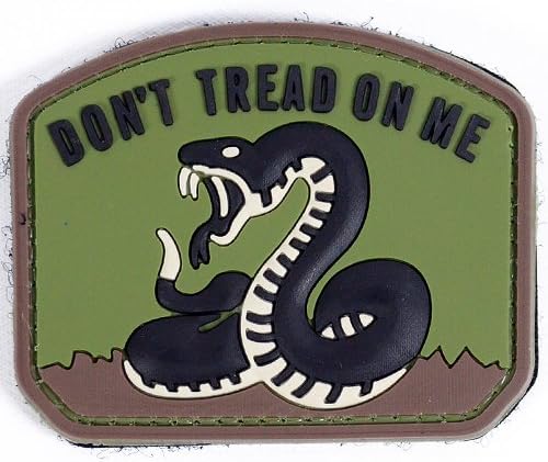 Rebel Tactical Velcro Military Morale Patch Don'T Tread On Me