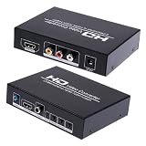 Koolertron AV+HDMI TO HDMI 3.5mm Converter Adaptor 1080P HD... Koolertron AV+HDMI TO HDMI 3.5mm Converter Adaptor 1080P HD...
