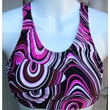 Gemsports Pink Twister Sports Bra (Size=Extra-Small)