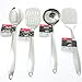 6 Stainless Steel Kitchen Tools Cooking Utensil Serving Set Server Spatula Spoon