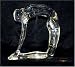 Yoga Positions Acrylic Glass Look Statue Figurine Clear Ustrasana Camel Pose 5 Yc-5