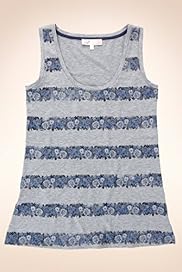 Angel Floral Striped Vest Top